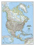 North America Classic, Enlarged &, Tubed: Wall Maps Continents: Pp. Ngc620014 (National Geographic Reference Map) (en Inglés)