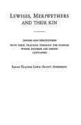 lewises, meriwethers and their kin (en Inglés)