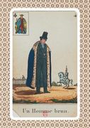 Carnet Ligné Cartomancie, Homme Brun, 18e Siècle (en Francés)