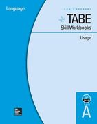 Tabe Skill Workbooks Level A: Usage - 10 Pack (en Inglés)