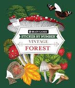 Brain Games - Sticker by Number: Vintage Forest (28 Images to Sticker) (en Inglés)