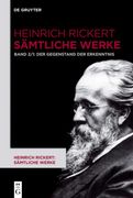 Der Gegenstand der Erkenntnis (en Alemán)