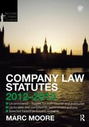 Company Law Statutes 2012-2013 (en Inglés)
