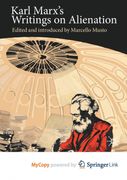 Karl Marx’s Writings on Alienation (en Inglés)