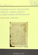 Catalogo De Los Manuscritos Siriacos, Arabes Karsuni Y Coptoarabes De Montserrat (Orientalia Montserratensia)