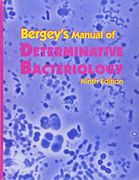bergey´s manual of determinative bacteriology