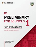 B1 Preliminary for Schools 1 for the Revised 2020 Exam Student's Book Without Answers (en Inglés)
