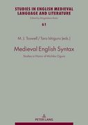 Medieval English Syntax: Studies in Honor of Michiko Ogura (Studies in English Medieval Language and Literature, 61)