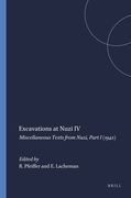 Excavations at Nuzi IV: Miscellaneous Texts from Nuzi, Part I (1942) (en Inglés)