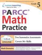 PARCC Test Prep: 5th Grade Math Practice Workbook and Full-length Online Assessments: PARCC Study Guide (en Inglés)