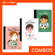 PackPequeño y grande: Messi , David Bowie y John Lennon