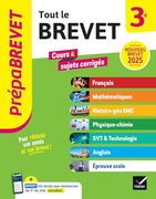 Prépabrevet - Tout le Brevet 2025 - 3e (Toutes les Matières): Tout-En-Un Pour Réussir sa 3e et son Brevet (in French)