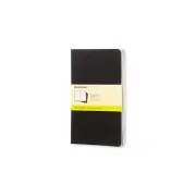 Moleskine Plain Cahier L - Black Cover (3 Set)