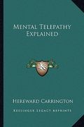 mental telepathy explained (en Inglés)