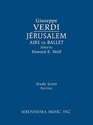 Jerusalem, Airs de Ballet: Study Score (en Inglés)