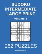 Sudoku Intermediate Large Print - Volume 1 (en Inglés)