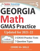 Georgia Milestones Assessment System Test Prep: 5th Grade Math Practice Workbook and Full-Length Online Assessments: Gmas Study Guide (Gmas by Lumos Learning) (en Inglés)
