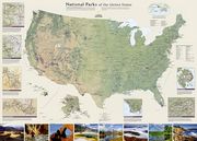 National Geographic: National Parks of the United States Wall map (42 x 30 Inches) (National Geographic Reference Map)