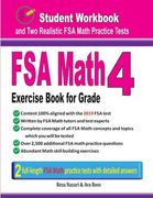 FSA Math Exercise Book for Grade 4: Student Workbook and Two Realistic FSA Math Tests (en Inglés)