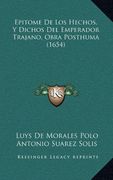 Epitome de los Hechos, y Dichos del Emperador Trajano, Obra Posthuma (1654)