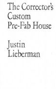 Justin Lieberman the Correctors Custom Prefab House (en Francés)