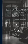 Law Office and Court Procedure (en Inglés)