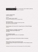 Footprint 27 - Conflict Mediations (Footprint Journal)