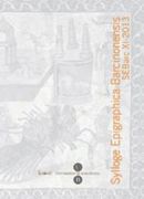 Sylloge Epigraphica Barcinonensis xi (en Catalán)