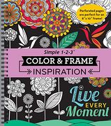 Color & Frame Coloring Book - Inspiration (en Inglés)