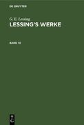 Lessing's Werke Lessing's Werke (German Edition) [Hardcover ] (en Alemán)
