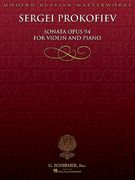 Sonata for Violin, No. 2, Op 94: Violin and Piano