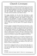 Pkt Cd-Church Covenant Card (en Inglés)