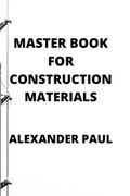 Master Book for Construction Materials (en Inglés)