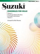 suzuki ensembles for cello,second and third cello parts for suzuki cello school