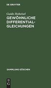 Gewöhnliche Differentialgleichungen (en Alemán)