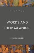Words and Their Meaning (en Inglés)