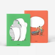 Libretas x2 GRANDES Rayadas - Monólogo+No hay problema