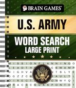 Brain Games - U. S. Army Word Search - Large Print (Brain Games Large Print) (en Inglés)