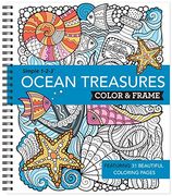 Color & Frame - Ocean Treasures (Adult Coloring Book) (en Inglés)