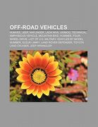 off-road vehicles: humvee, jeep, haflinger, lada niva, unimog, technical, amphibious vehicle, mountain bike, hummer, four-wheel drive