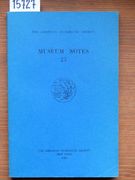 Museum Notes 25 (1980) (en Inglés)