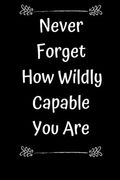 Never Forget How Wildly Capable You Are (en Inglés)