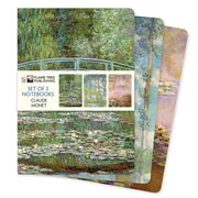 Claude Monet set of 3 Standard Notebooks (Standard Notebook Collection) 