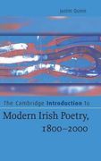 The Cambridge Introduction to Modern Irish Poetry, 1800-2000 Hardback (Cambridge Introductions to Literature) (en Inglés)