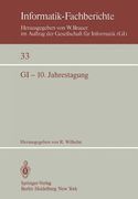 Gi â€” 10. Jahrestagung(Springer Verlag Gmbh)