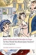 so you think you know jane austen?,a literary quizbook (en Inglés)
