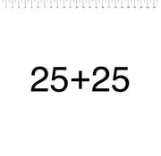 25 + 25
