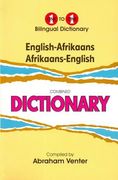 english-afrikaans & afrikaans-english one-to-one dictionary
