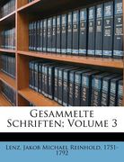 Gesammelte Schriften; Volume 3 (en Alemán)