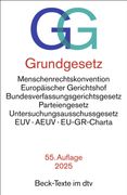 Grundgesetz: mit Menschenrechtskonvention, Verfahrensordnung des Europischen Gerichtshofs fr Menschenrechte, Bundesverfassungsgerichtsgesetz, Parteiengesetz, Untersuchungsausschussgesetz, Gesetz ber den Petitionsausschuss, Vertrag ber die Europische Union (en Alemán)